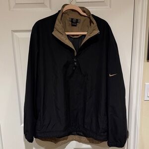 Nike Men's Black and Tan Windbreaker